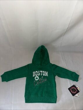 NWT Boston Celtics Infant Hoodie 3-6 Months Green Pullover Colosseum Sweatshirt
